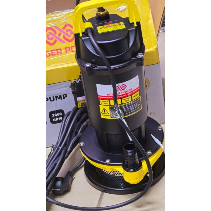 Ranger Power  QDX Quality Submersible Well Water Pump 1 hp With 105Feet Maximum Head/ Height 1'' Outlet with float switch