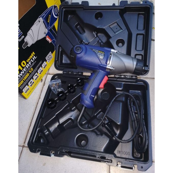 Royce Impact Wrench With 4 Sockets, 1010watts Power Electric Impact Driver For Car/DIY Furniture/Lawn Mower