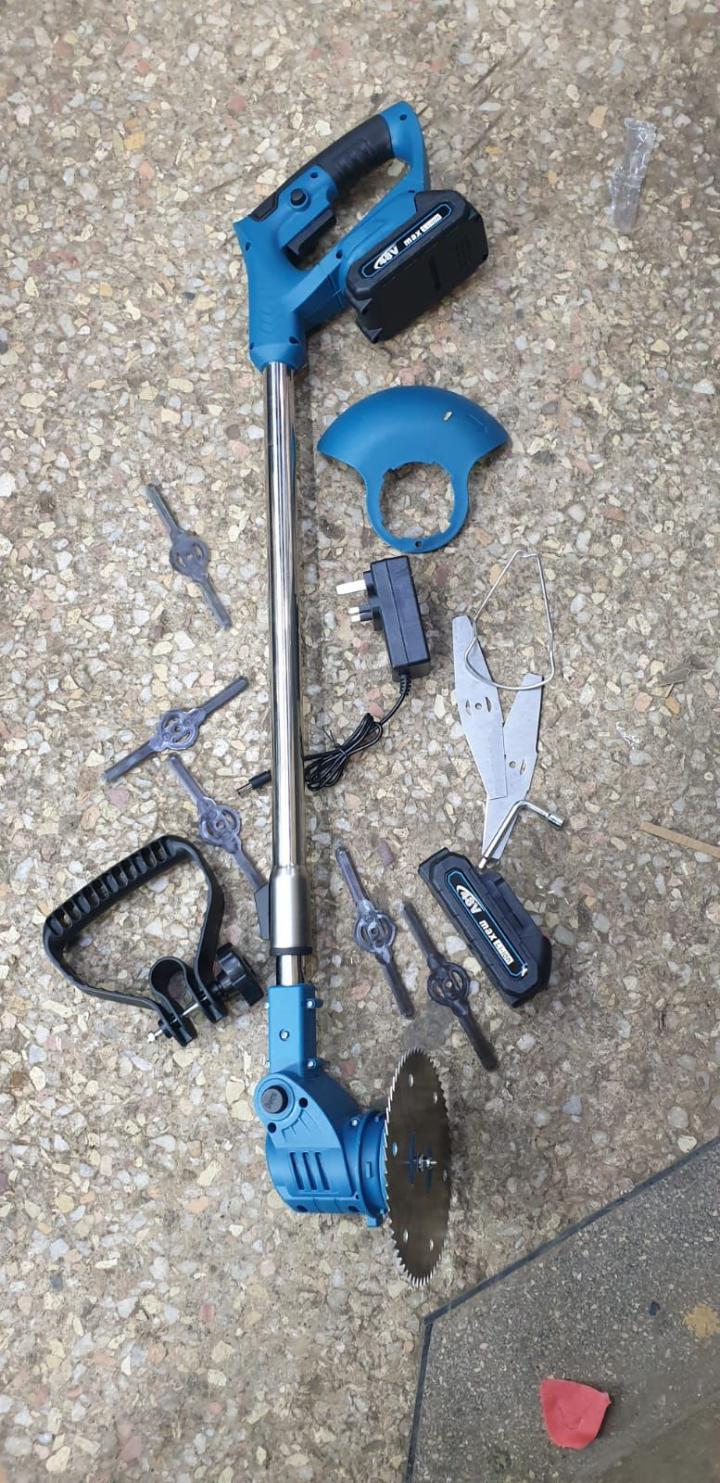 198v cordless brush cutter With Accessories