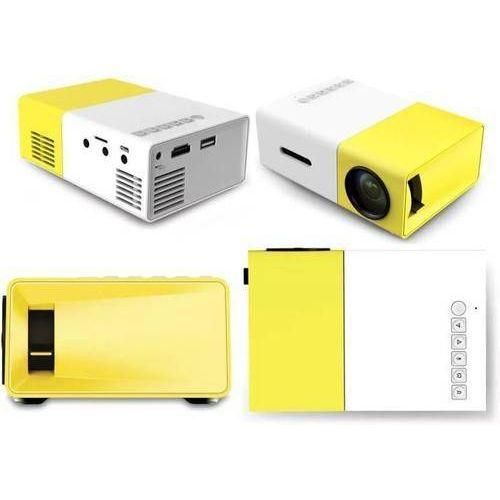 YG300 Mini LED Projector Yg300 Upgraded Version 1000 Lumen 320x240P HDMI-compatible USB Audio Home Media Player Beamer