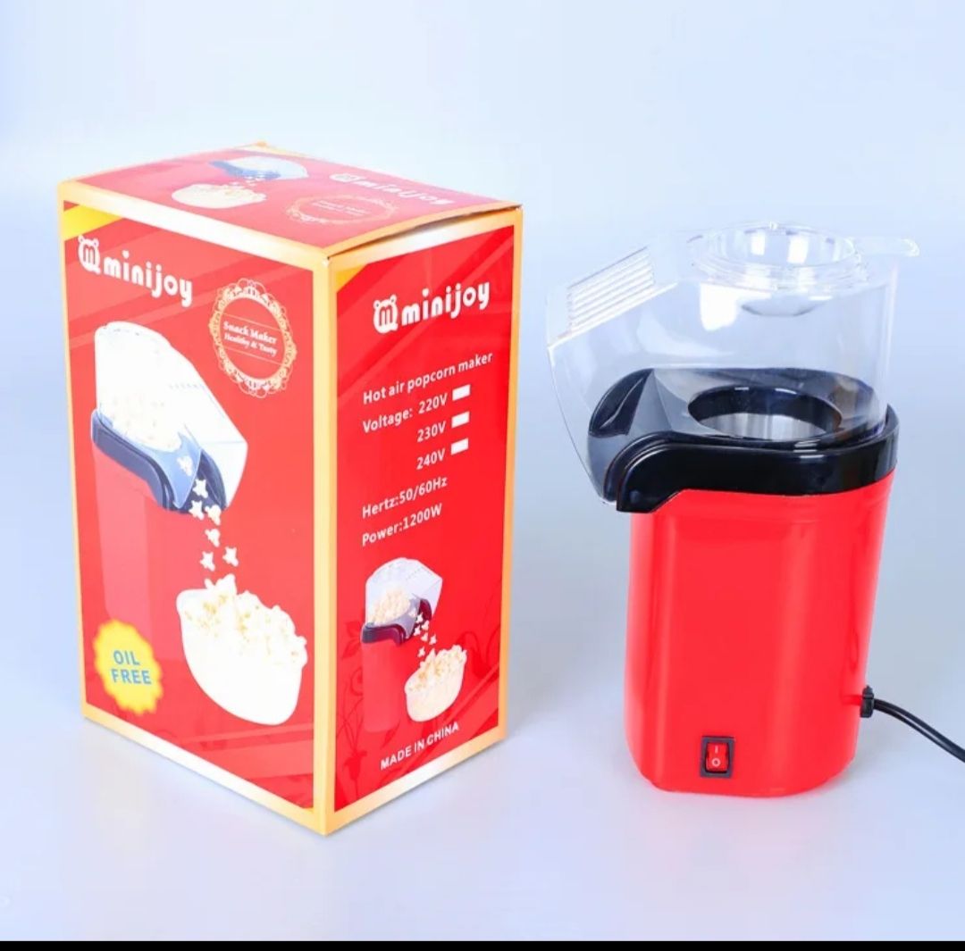 Mini Popcorn maker ,popper maker machine with top cover ,Automatic kitchen fast popcorn maker