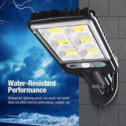 Solar Light Solar Powered LED Wall Light PIR Motion Sensor Outdoor Flood Pathway Street Lamp