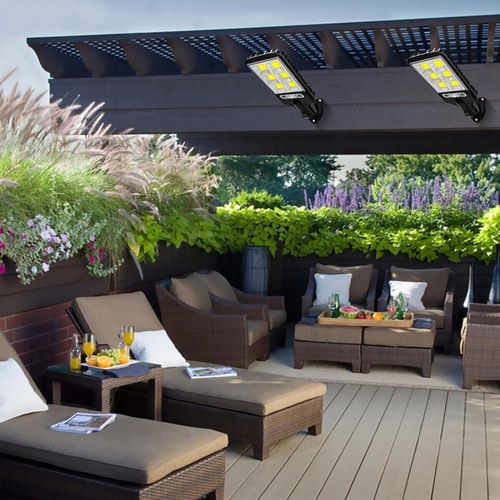 Solar Light Solar Powered LED Wall Light PIR Motion Sensor Outdoor Flood Pathway Street Lamp