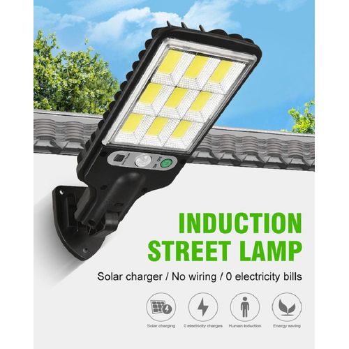 Solar Light 6 Pack COB Outdoor Solar Lights Motion Sensor Solar 3 Modes Waterproof Security Wall Lighting for Patio Garden Door Street Light
