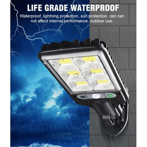 Solar Light 6 Pack COB Outdoor Solar Lights Motion Sensor Solar 3 Modes Waterproof Security Wall Lighting for Patio Garden Door Street Light