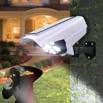 Solar Light Wireless Dummy Decoy Fake Security Camera SOLAR POWERED MOTION SENSOR LIGHT FLOODLIGHT