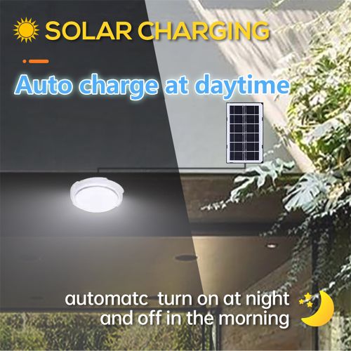 MODI LED Solar Ceiling Light Outdoor Indoor Solar Lamp