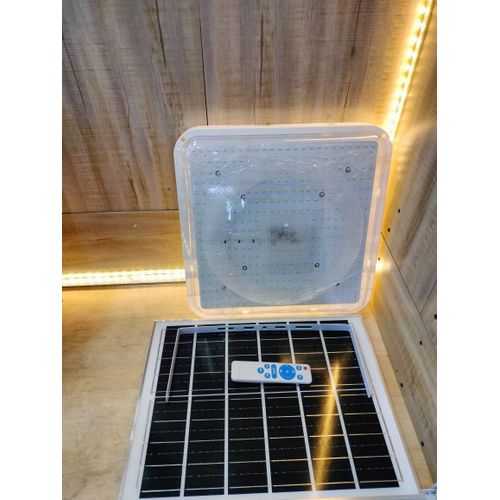 800Watts Solar Lights Indoor Outdoor Ceiling Light with Remote, Dusk to Dawn Sensor/Timer/3 Color