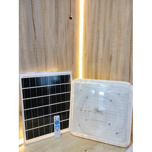 800Watts Solar Lights Indoor Outdoor Ceiling Light with Remote, Dusk to Dawn Sensor/Timer/3 Color