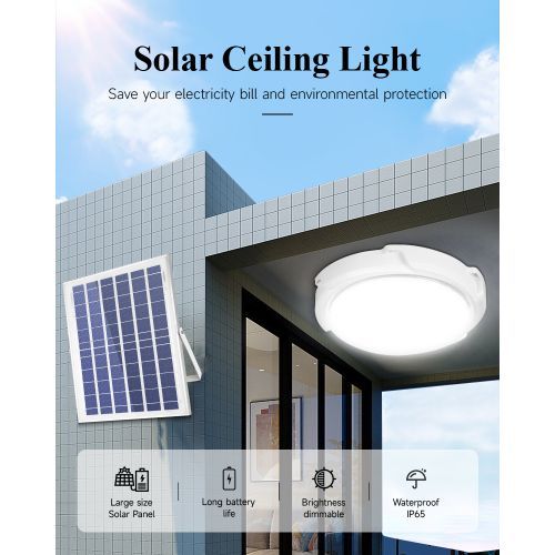 Solar Light 300W Solar Ceiling Lights Indoor/Outdoor SOLAR LED LIGHT