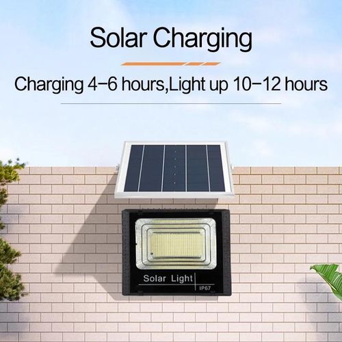 Solar Light 200W Solar Flood Lights Outdoor, IP66 Waterproof Dusk to Dawn Solar Flood Lights with Remote Control, Solar Powered Security Lights