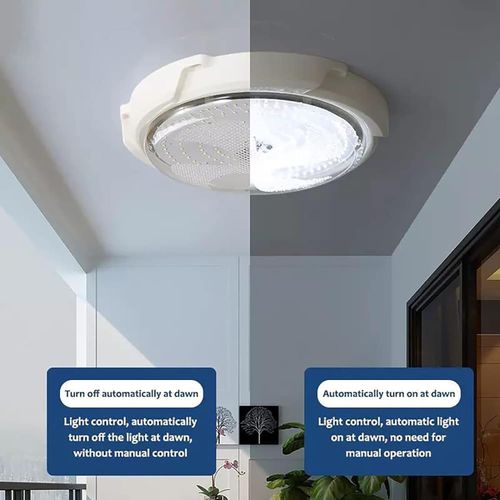 Solar Light Solar Lights Indoor Outdoor Waterproof Home Solar Porch Ceiling Light with with Dimmable Remote Control