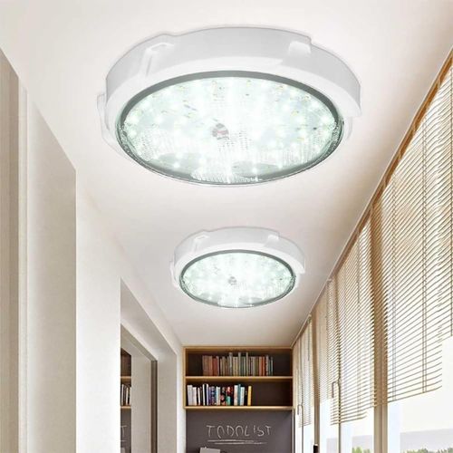 Solar Light Solar Lights Indoor Outdoor Waterproof Home Solar Porch Ceiling Light with with Dimmable Remote Control