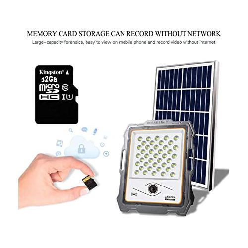 Solar Light 200W LED SOLAR FLOODLIGHT With HD 1080P IP Outdoor Security CCTV Camera Wireless Wifi