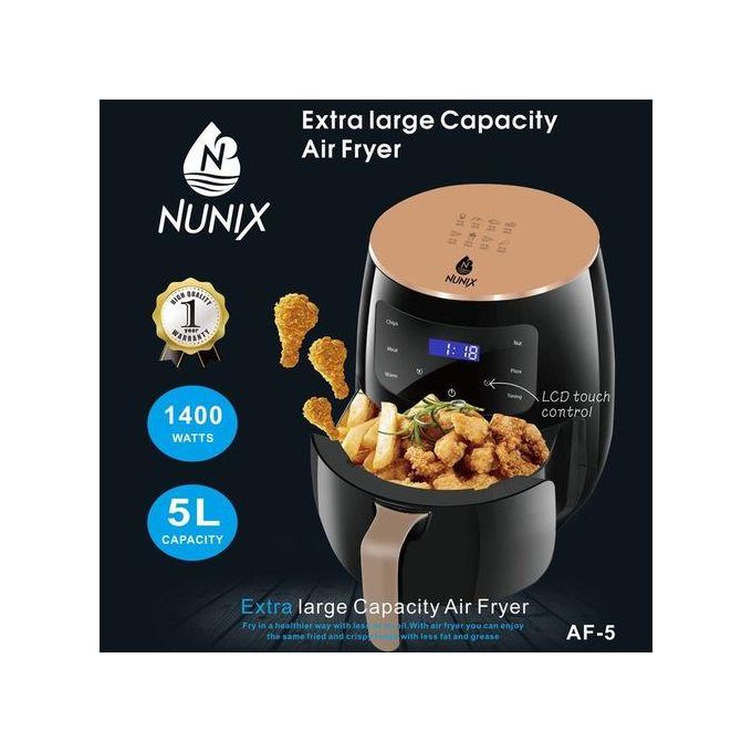 Nunix Air Fryer Healthier Oil Free Fryer And Fries Maker
Brand: Nunix | Similar products from Nunix