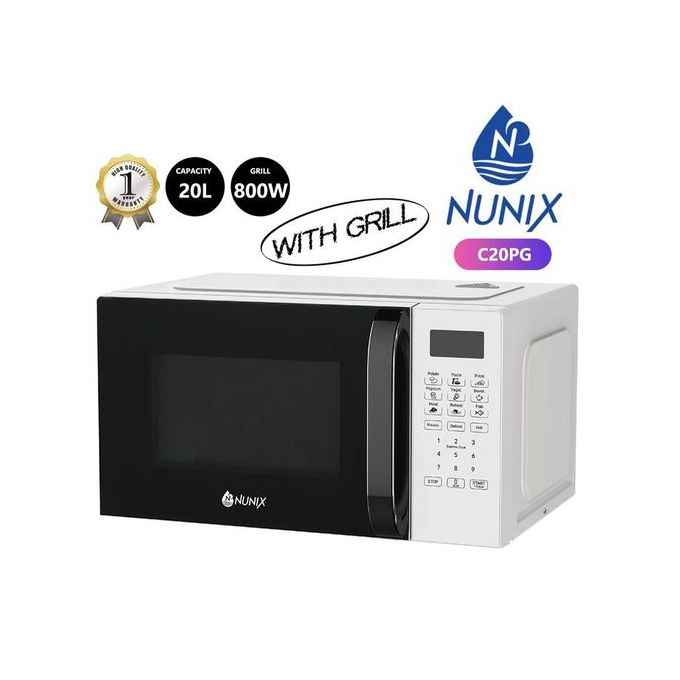 Nunix 20L Digital Electric Microwave Oven WITH GRILL


Nunix 20L Digital Electric Microwave Oven WITH GRILL