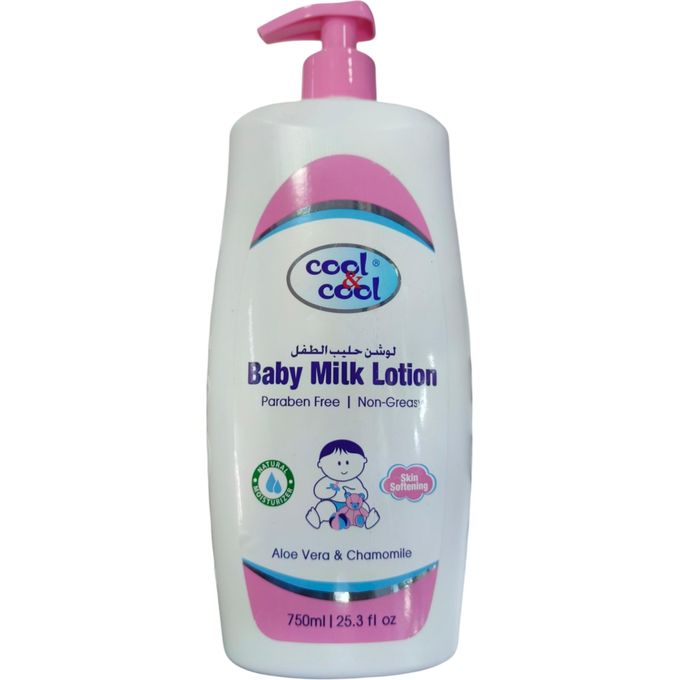 Cool & Cool Baby Milk Lotion With Aloe Vera & Chamomile