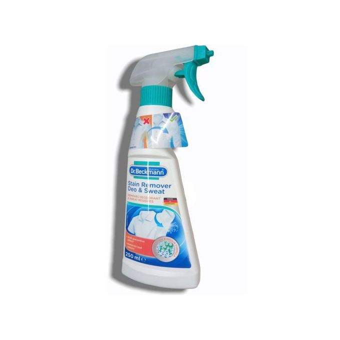 Dr Beckmann Spray Laundry Fabric Stain Remover Deodorant & Sweat White Coloured Odours