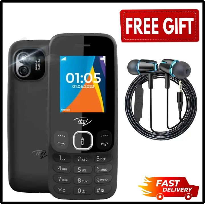 LIMITED DISCOUNT !!!BRAND NEW ITEL 2166 DUAL SIM CARD BLUETOOTH MEMORY CARD SLOT WIRELESS FM RADIO CAMERA KABAMBE/KATULULU/MULIKA MWIZI FEATURED PHONE WITH WARRANTY