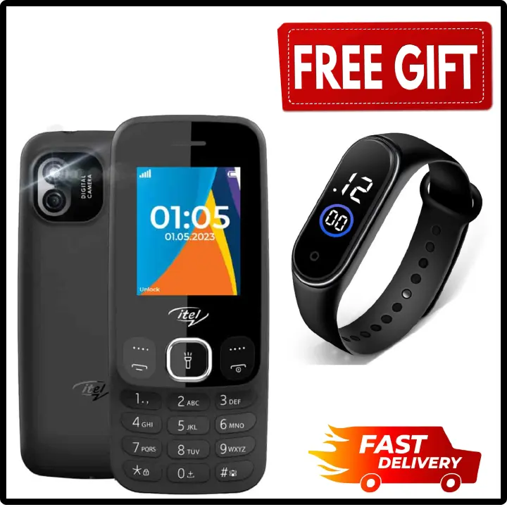 LIMITED DISCOUNT !!!BRAND NEW ITEL 2166 DUAL SIM CARD BLUETOOTH MEMORY CARD SLOT WIRELESS FM RADIO CAMERA KABAMBE/KATULULU/MULIKA MWIZI FEATURED PHONE WITH WARRANTY