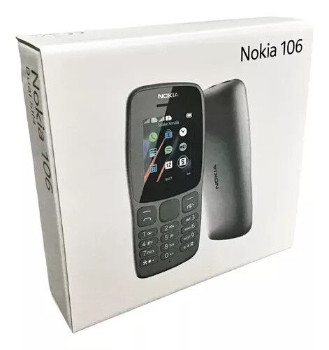 LIMITED DISCOUNT !!!BRAND NEW Nokia 106 4G!!! Mobile Phones, 1.8" Dual SIM Cards Cell Phone 800 MAh Removable Battery Cheap Durable Classic For Basic Communication with FM Radio and Micro USB conn