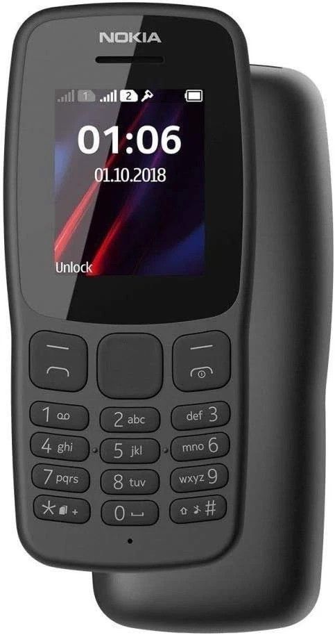 LIMITED DISCOUNT !!!BRAND NEW Nokia 106 4G!!! Mobile Phones, 1.8" Dual SIM Cards Cell Phone 800 MAh Removable Battery Cheap Durable Classic For Basic Communication with FM Radio and Micro USB conn