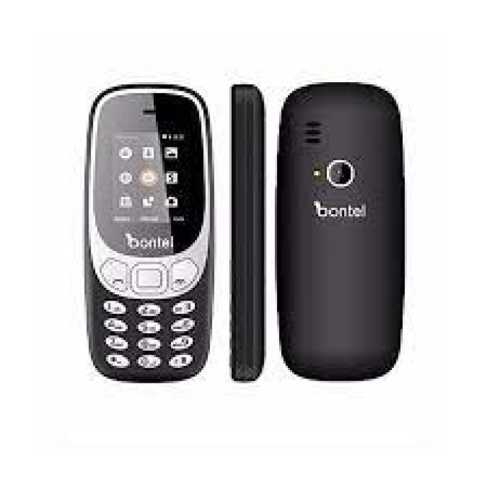 LIMITED DISCOUNT !!!BRAND NEW ORIGINAL BONTEL 3310 1.77" DISPLAY FM RADIO 1000 MAH BATTERY KABAMBE/KATULULU/MULIKA MWIZI CHEAP FEATURE PHONE