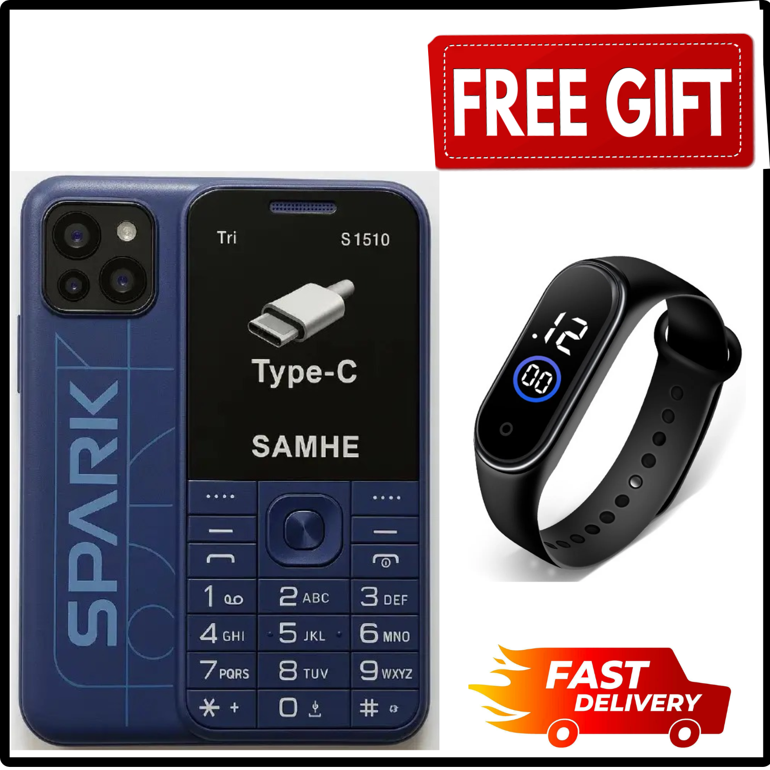 Samhe Phone Ringer Best price for LIMITED DISCOUNT 🔥🔥🔥🔥 !!!BRAND NEW SAMHE S1510 TYPE C ...
