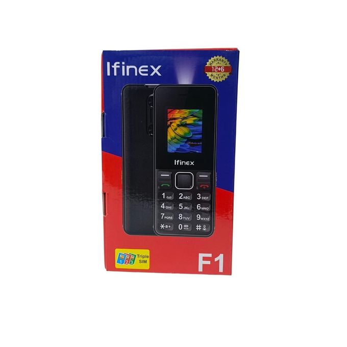 LIMITED DISCOUNT !!IFINEX F1 TRIPLE SIM THREE-3 SIM CARD BIG TORCH KABAMBE/KATULULU/MULIKA MWIZI/BUTTON FEATURE PHONE