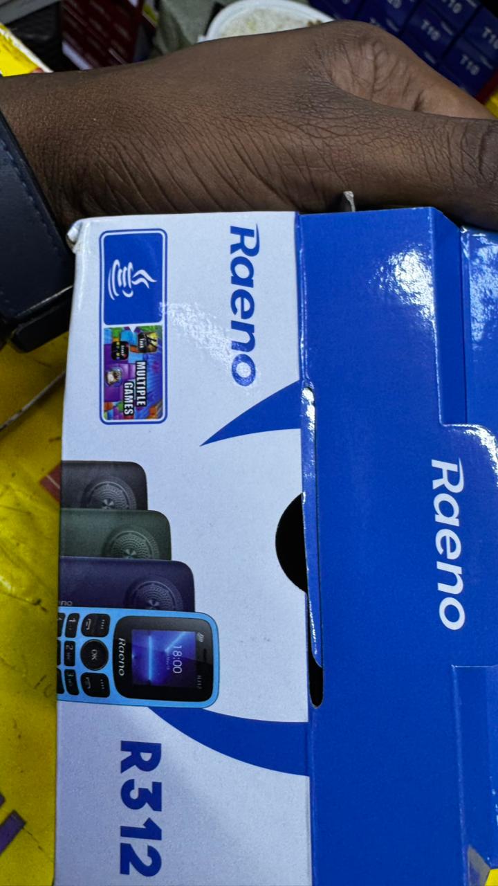 LIMITED DISCOUNT !!!New RAENO R312  TRIPLE SIM CARD FEATURE PHONE WITH Bluetooth /Wireless FM/SD Slot kabambe/katululu/mulika mwizi/button feature phone