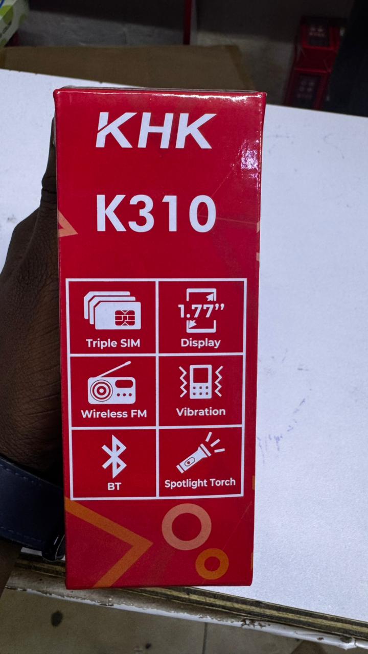 LIMITED DISCOUNT 🔥🔥🔥🔥LIMITED DISCOUNT !!!New KKK K310 TRIPLE SIM CARD FEATURE PHONE WITH Bluetooth /Wireless FM/SD Slot kabambe/katululu/mulika mwizi/button feature phone