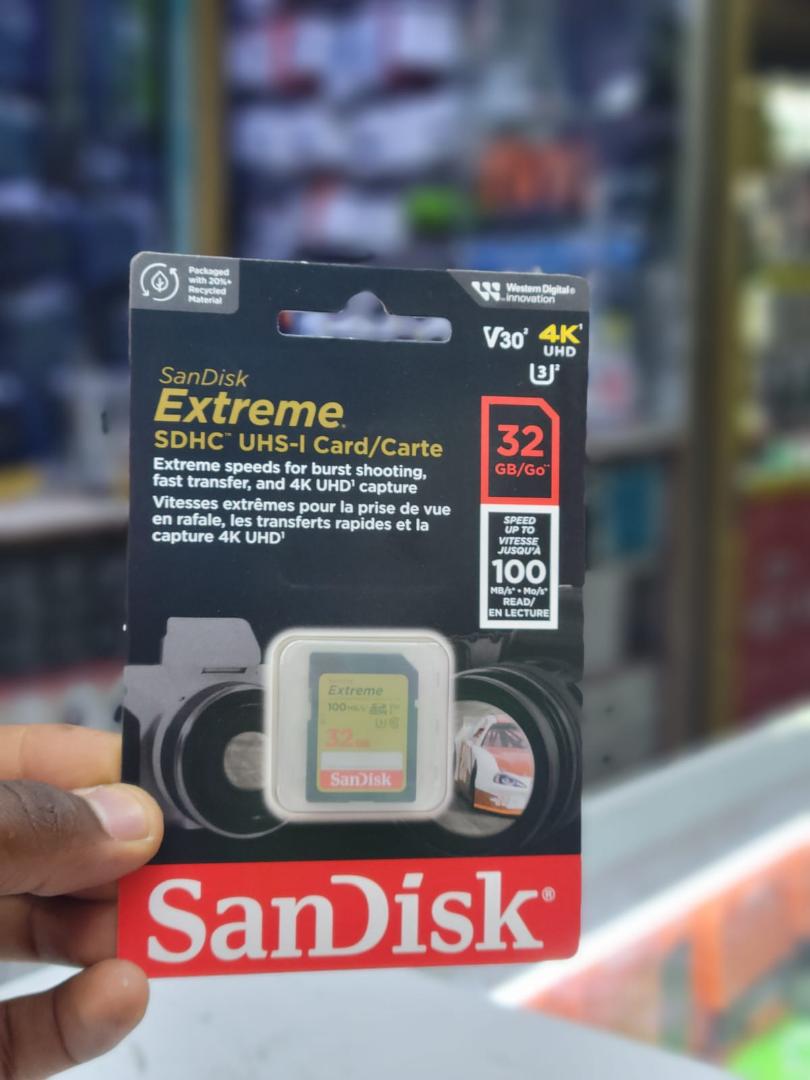 Extreme 32gb SD card