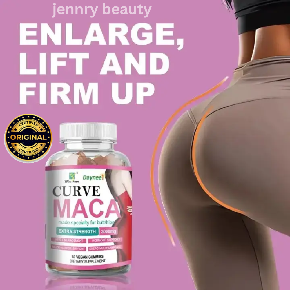 Gummies HIP ENLARGEMENT Pour Fesses Et Hanches - 30 Gommes - Saveur Baies - 100% Naturel - Date Péremption 05/2026