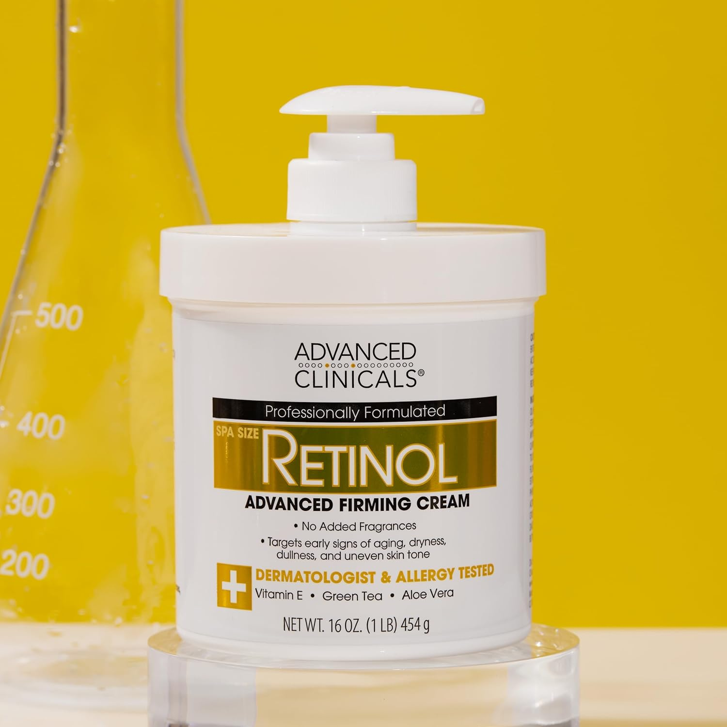 Advanced Clinicals Retinol Body Lotion & Face Moisturizer | Visible Anti Aging Skin Care Retinol Body Cream For Women & Men Targets Look Of Fine Lines, Wrinkles, & Crepe Looking Dry Skin