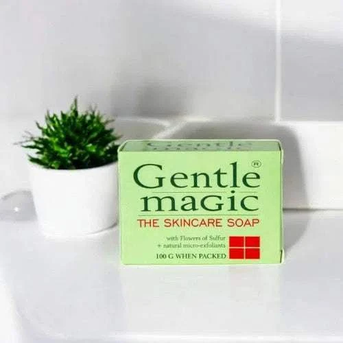 Gentle Magic The Skincare Soap With Flowers Of Sulfur + Natural Micro-Exfoliants