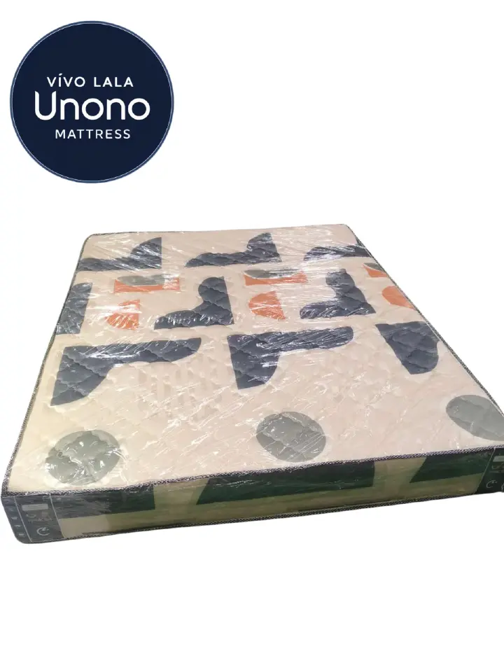 Lala Unono Deluxe by Vivo — Medium Firmness, Soft Quilted Mattress offering a comfortable and supportive sleep experience, long-lasting and health-conscious.
(random color dispatch)