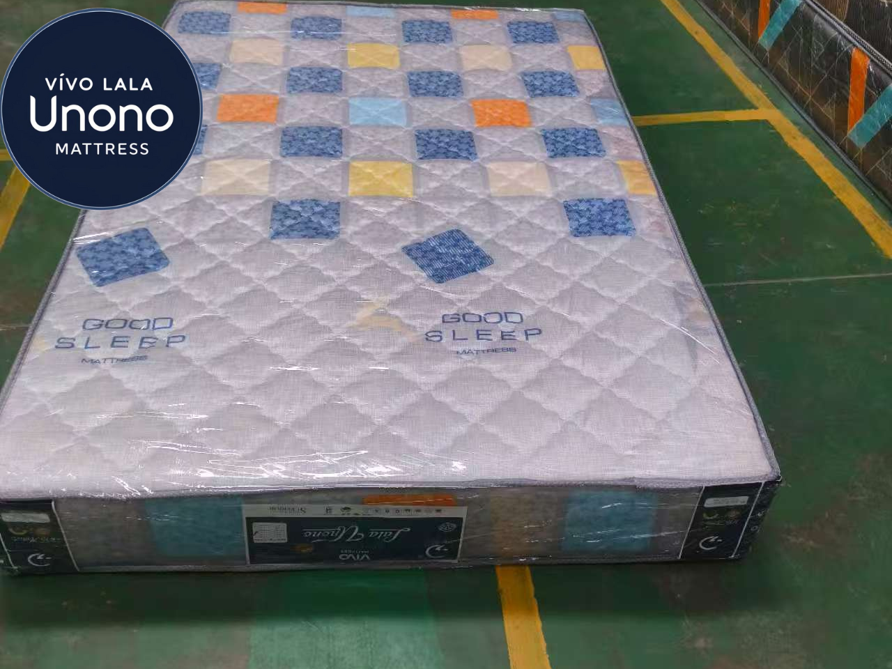 Lala Unono Deluxe by Vivo — Medium Firmness, Soft Quilted Mattress offering a comfortable and supportive sleep experience, long-lasting and health-conscious.
(random color dispatch)