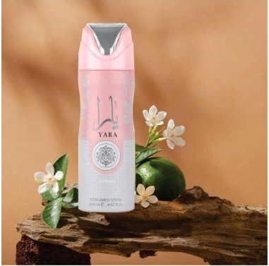Lattafa Yara Deodorant Long Lasting women floral fruity Perfumed Body Spray 200ml