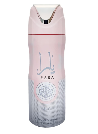 Lattafa Yara Deodorant Long Lasting women floral fruity Perfumed Body Spray 200ml