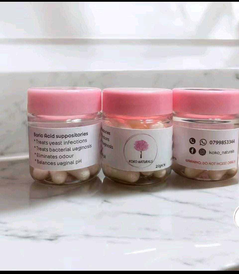 BORIC ACID VAGINAL CAPSULES – BALANCE PH, REMOVE ODOR & YEAST FOR FEMININE FRESHNESS