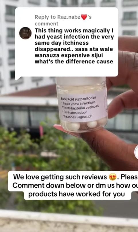 BORIC ACID VAGINAL CAPSULES – BALANCE PH, REMOVE ODOR & YEAST FOR FEMININE FRESHNESS