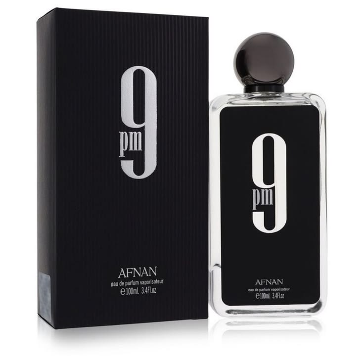 Afnan 9PM Eau De Parfum (100ml) – Long Lasting Sweet Vanilla Fragrance for Men, Warm Spicy Evening Scent