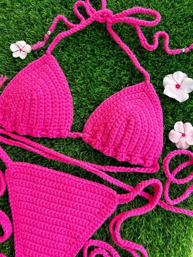 Bikini set crochet swim wear