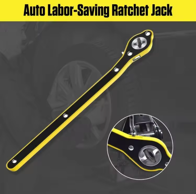 Ratchet Wrench Scissor Jack Handle