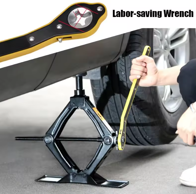Ratchet Wrench Scissor Jack Handle
