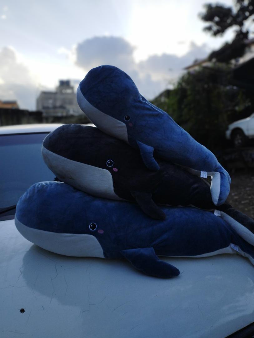 Whales plush pilloww