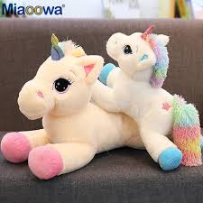 Yonly 90 cm  Rainbow Unicorn with Star Stuffed Animal Cute Soft Plush Toy