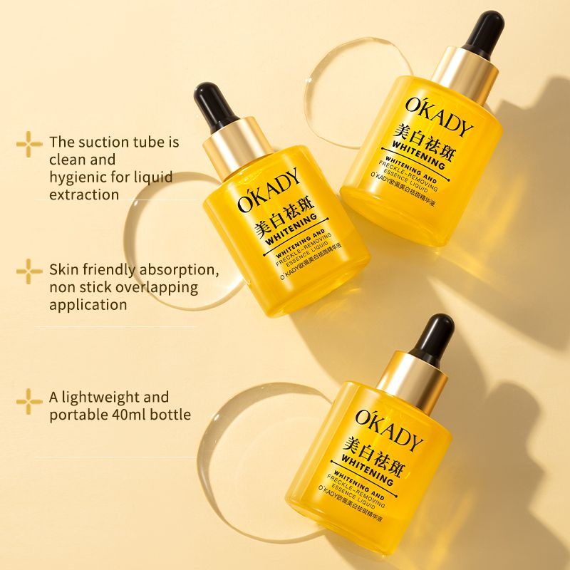 O'KADY Whitening and Spot-Reducing Essence Lotion，Dark Knuckle Whitening Serum, Vitamin C, and Niacinamide Based , Fades Melanin, Whitening and Brightening Serum