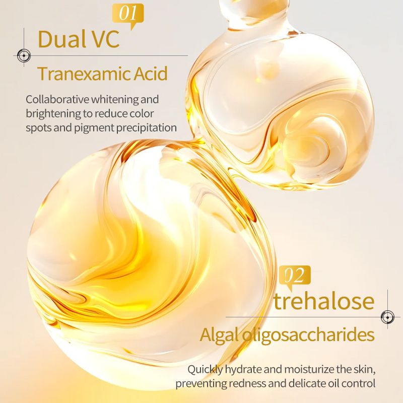 O'KADY Whitening and Spot-Reducing Essence Lotion，Dark Knuckle Whitening Serum, Vitamin C, and Niacinamide Based , Fades Melanin, Whitening and Brightening Serum