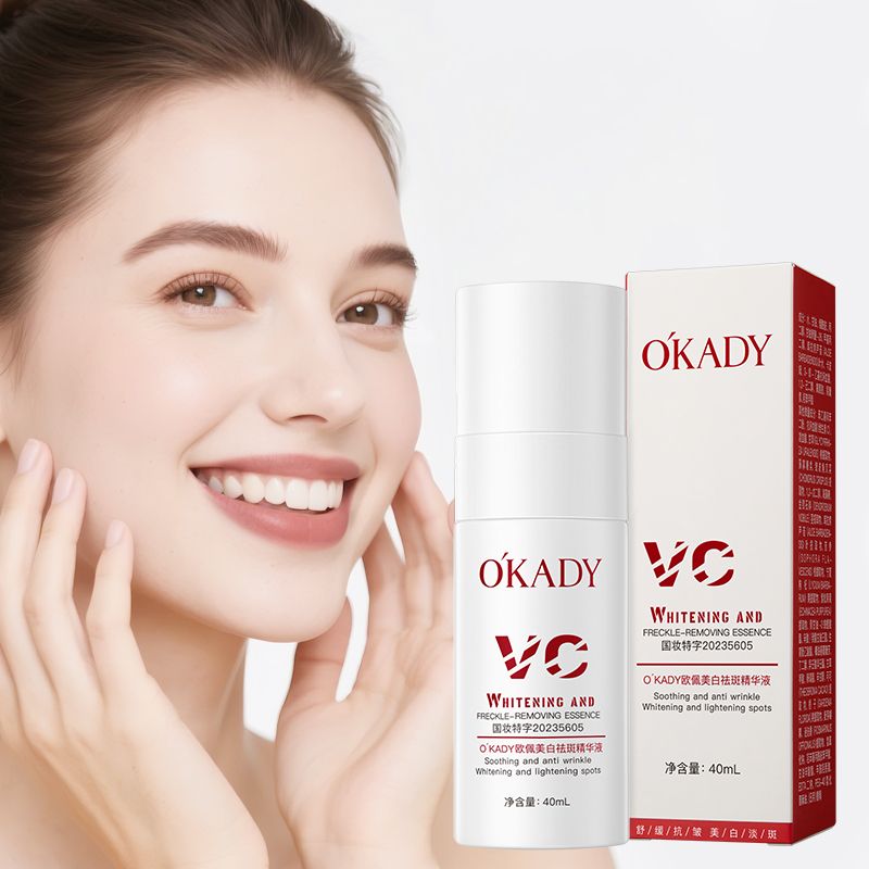 O'KADY Whitening and Anti-Pigmentation Essence Liquid，Brightening Face Serum + Niacinamide, with Intensive Hydration, Anti oxidation , Skin Brightening, whitening Black Spots and Nourishing 40ML